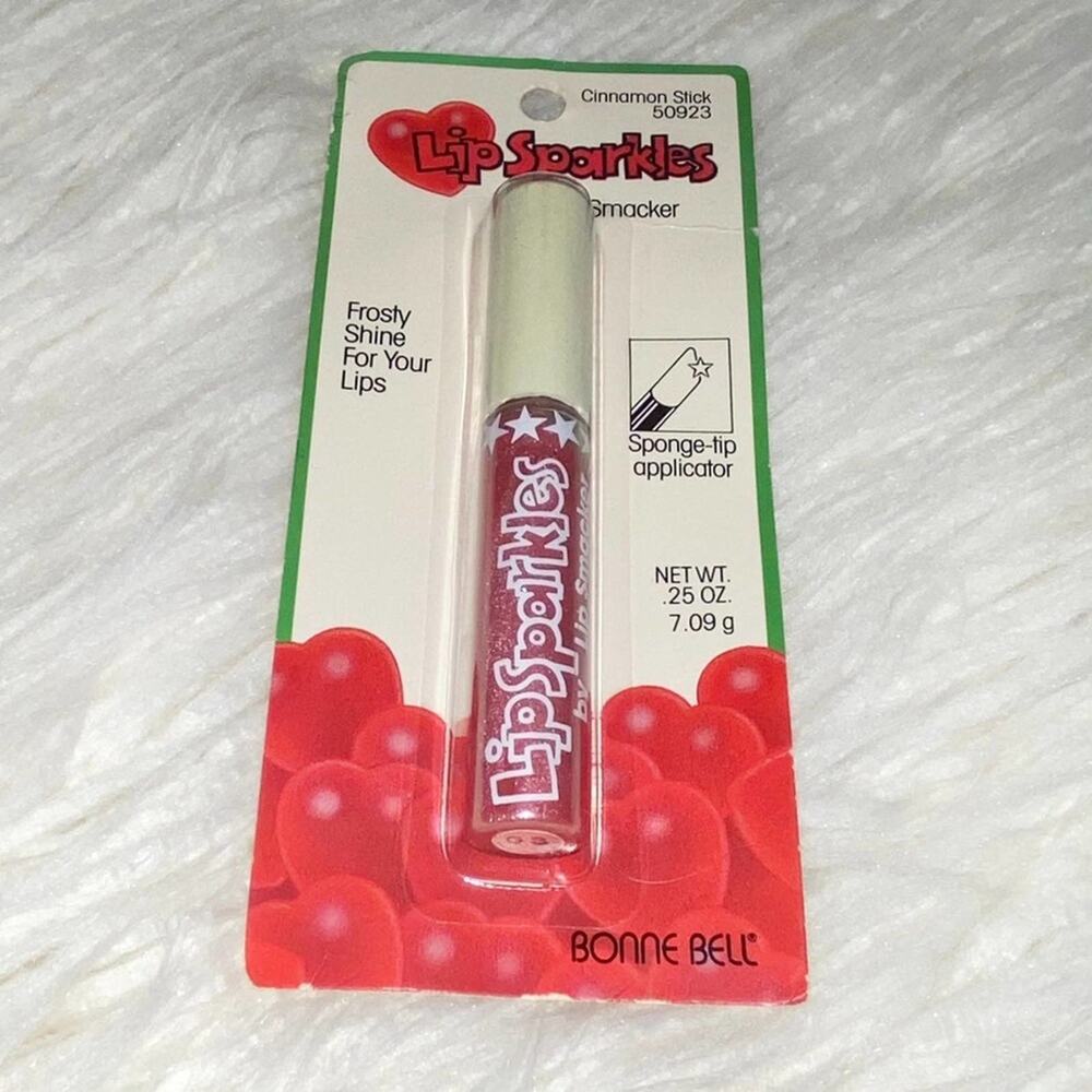 VTG Y2k Bonne Bell Lip Sparkles Smackers Red Cinnamon Glitter Lip Gloss - Picture 5 of 7